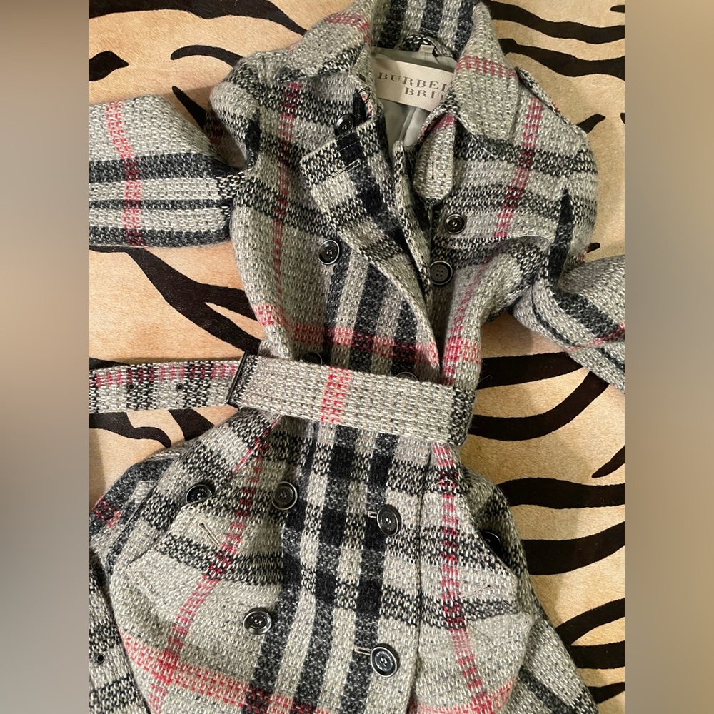 Burberry Brit Wool Trench Coat